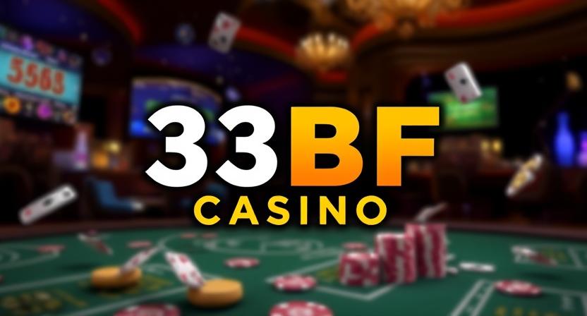 Live dealer streaming tables on 33BF casino
